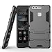 HuaWei P9 Case, Pasonomi® [Slim Fit] [Kickstand Feature] Hybrid Dual Layer Armor Defender Full Body Protective Case Cover for HuaWei P9 5.2 Inch (Grey)