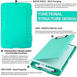 HWPRATO Clipboards Organizer Nursing Clipboard with