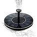 Solar Fountain Pump for Bird Bath,Small Water Fountain Pump, SOONHUA Floating Outdoor Solar Powered Panel Kit for Garden,Pool,Pond,Patio Decoration&Watering,Free Standing, 1.4W