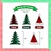 yotruth 25pcs Christmas Party Paper Decorations Indoor and Outdoor Include Handmade Paper Stars Latten Trees Honeycomb hat Balloons Christmas Banner
