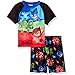 PJ Masks Boys Shorts Pajamas (Toddler/Little Kid/Big Kid) (6, PJ Mask Black)