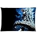 Japanese Animation Godzilla Lizard Soft Custom Rectangle Zippered Pillowcase Pillow Case Covers 20X30(Twin Sides)