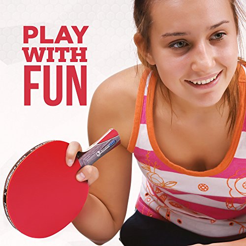 Ping Pong Paddle with Killer Spin + Case for Free Professional Table