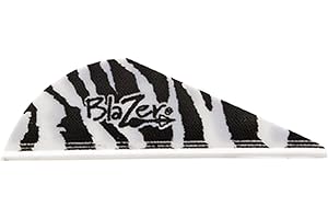 Bohning True Color Blazer® Vane, 2” Hunting, 3D, Vane, White Tiger, 36pk