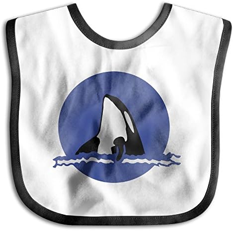 Orca Killer Whale Cotton Infant Kids Adjustable Boys Girls Baby Pinafore Pinny Baby-unisex