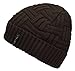 Spikerking Mens Winter Knitting Wool Warm Hat Daily Slouchy Beanie Skull Cap,Coffee