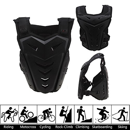 Possbay Chest Back Vest Armor Protector for Motocross Riding Skating Skiing Scooter