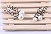 TOPWEL 6PCS Pearl Spiral Hair Pin Clip (Small-1.4cm)
