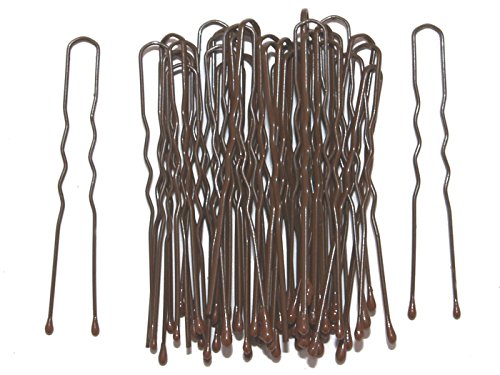 Pack Of 36 Long Hair Pins Bun Pins Hair Grips Brown Amazon Co