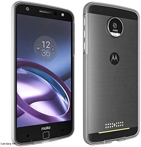 Moto Z Play Bumper Case, Rome Tech OEM Phone Case - Motorola Moto Mods Compatible - Ultra Slim Shell with Protective Shockproof Design for Motorola Moto Z Play - Clear