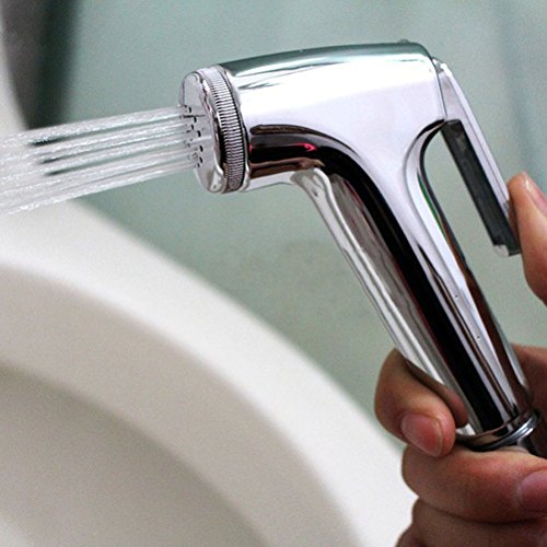 Bidet Shower - 1pc Toilet Bidet Sprayer Shower Head Washing Sprinkler Flusher Flushing Cleaning Bidets Stainless - Head Parts Cold Sprayer Made Rubbed Copper Faucets Down Champagne Hole - Thumbnail 5