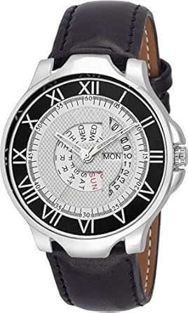 Swadesi Stuff Date & Day Display Extremely Stylish Watch for Men & Boys(Day & Date Working)