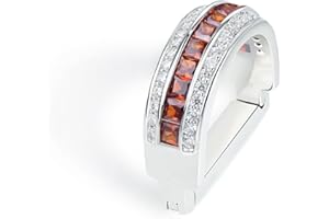 YYBONNIE Mens Tie Ring Tie Clasp Necktie Clips Holder Bar Accessories for Necktie Gold Tone Silver Tone