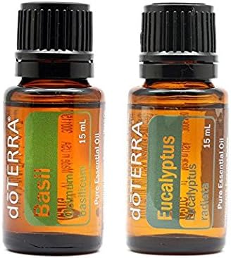 Best Buy 2 in 1 Essential Oil - doTERRA Basil 15ml + doTERRA Eucalyptus 15ml plus FREE Standard Shipping