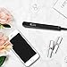 KIPOZI Hair Straightener Mini 0.5 Inch Ceramic Flat Iron for Travel, Effective for Bangs Short and Thin Hair, Dual Voltage Heats Up Quickly Black