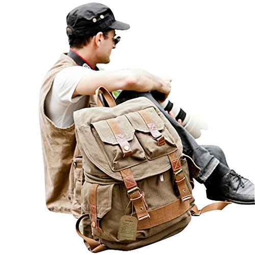 I-graphy dslr slr camera backpack (army green)