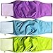 Pet Magasin Male Dog Belly Manner Band Wraps Nappies, 3-Pack, Blue Green and Purple, Large