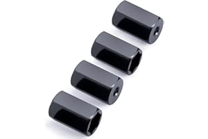 MORLORDY 5mm to 7mm (+10mm) Wheel Hex Hubs Adapter for WPL D12 1/10 RC Trucks 1/24 SCX24 RC Cars Upgrade Parts