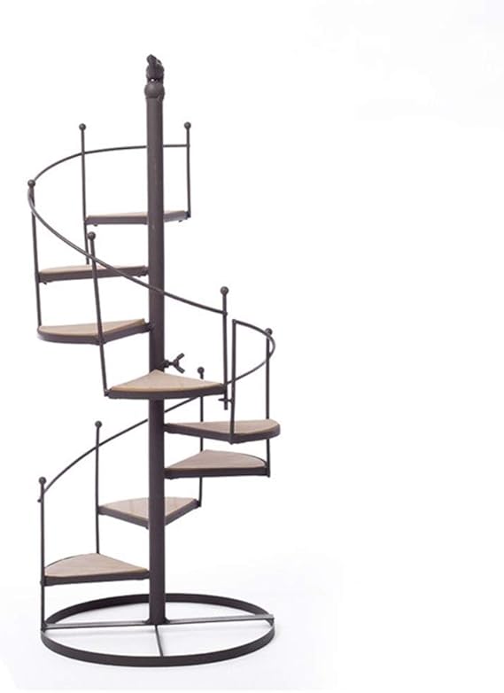 YSNUK 8Tier Spiral Staircase Stand Plant Stand Planter Shelves Flower
