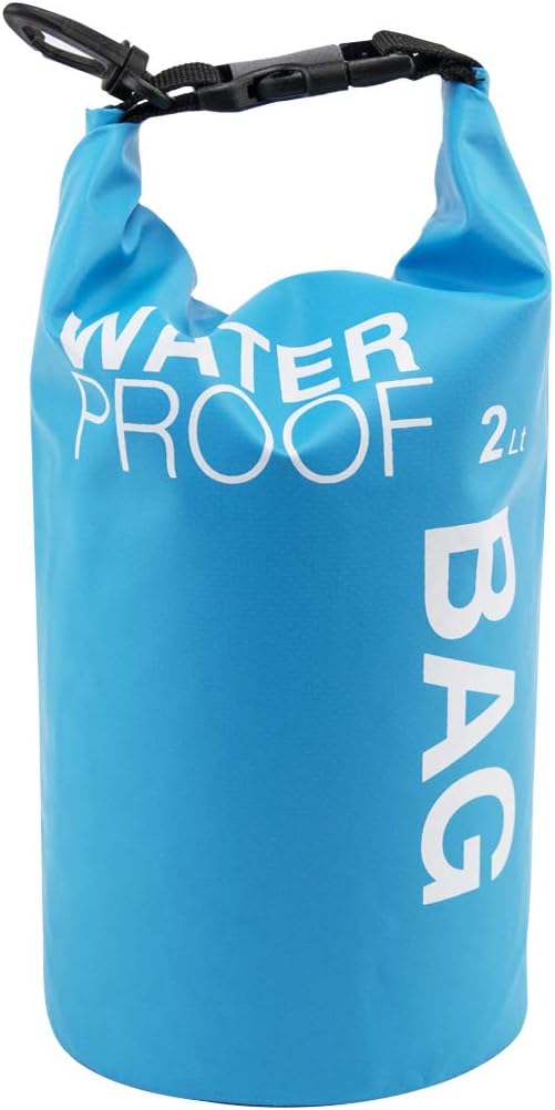 Uncle Paul Boat Dry Bag Blue 2L Waterproof Floating Dry Bag Kayak Canoe