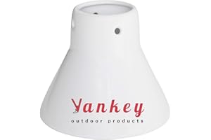 Vankey Ceramic Beer Can Chicken Holder for Grill，Ceramic Non-Stick Vertical Chicken Roaster for Oven or Smoker BBQ Accessories
