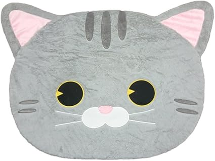 Amazon Co Jp かわいい動物グレー猫ポイント領域部屋デコふわふわソフトノンスリップkids Play Rug Mat 28 X 43インチ 東京日本ライフスタイルexclusiveギフト Limited Edition ホーム キッチン