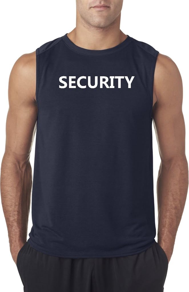 Buy Cool Shirts Mens Security Guard Sleeveless Shirt Clothing
