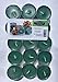 Scentsational Candles Tealight Candles - Beautiful Clear Cup - Perfect for Home, Spa, Weddings - Made in the USA - Highly Scented, Warm, Serene, Calm - 24 Pack (Fresh Pine)
