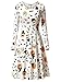 VETIOR Casual Dress, Women's Halloween Candy Pumpkin Skull Printed Dress 17049-7 Small