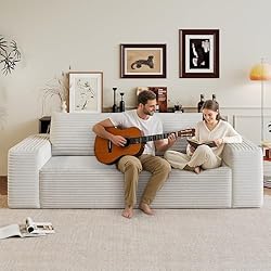 63" Cloud Loveseat Boneless Sofa Couch in a Box, No