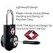Sure Lock TSA Approved Luggage Locks Mini Size Lock with Keys for Travel, Zinc Alloy Body with Steel Shackle, Key Alike, Key Alike in The Same Package