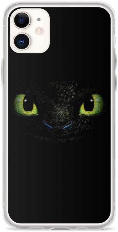 TeeTan Compatible with iPhone 11 Case How to Train Your Dragon Toothless Jurassic Pure Clear Phone Cases Cover