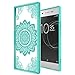 Wtiaw:Sony Xperia XA1 Ultra,Sony Xperia XA1 Ultra Dual Case,Sony Xperia XA1 Ultra Phone Case,360 Degree Rotating Ring Kickstand Dual Layer Defender Case for Sony Xperia XA1 Ultra-CH Rose Gold