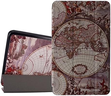 Galaxy Tab A 10.1 Case - Tessday Slim Lightweight Smart Shell Cover for Samsung Galaxy Tab A 10.1 (SM-T580 / SM-T585) Tablet, World Map