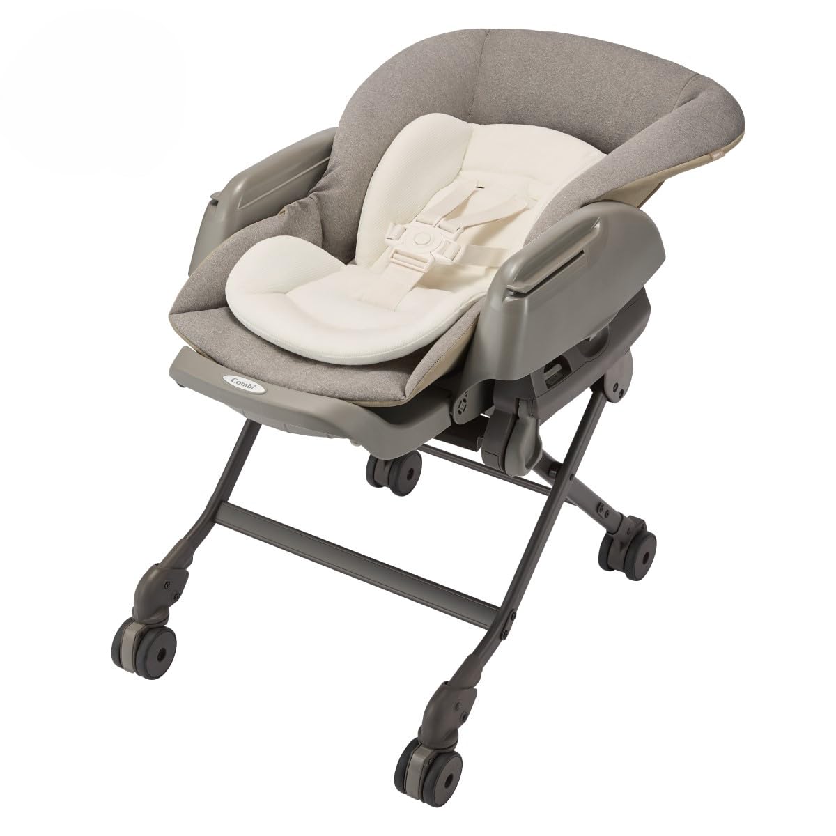 Combi コンビ 電動ハイローチェア ネムリラ Auto DR グレー 新生児～4才頃まで ママの心拍数に近く眠りやすい周期で自動スウィング【25年4月発売】商品画像