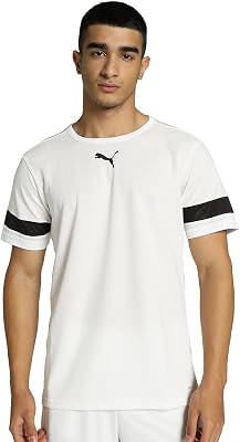 Herren Teamrise Jersey Shirt, Puma White-puma Black-puma White, M EU