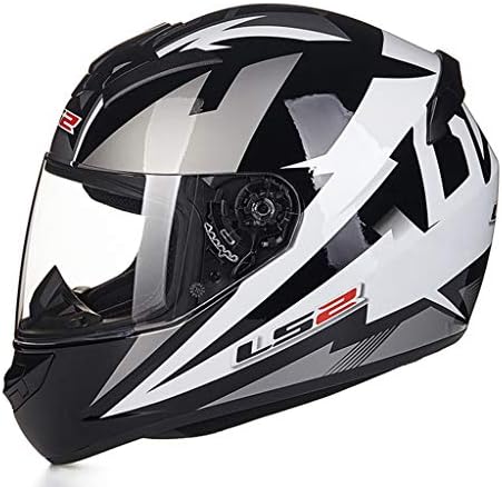 IUYWL Motorcycle Helmet, ABS Anti-fog Full Helmet Covered Helmet, Men And Women Four Seasons Universal Head Protection Helmet helmet (Color : C, Size : XXL)
