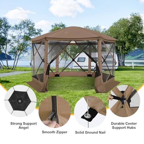 COBIZI 12x12 Pop-Up Screened Gazebo Review: Stargazing Design for Easy Camping image 19