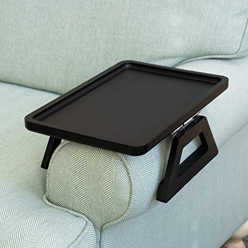 Signature-Home-Clip-On-Tray-Sofa-Table-for-Wide-Couches-Couch-Arm-Tray-Table-Portable-Table-TV-Table-and-Side-Tables-for-Small-Spaces-Stable-Sofa-Arm-Table-for-Eating-and-Drink-Table