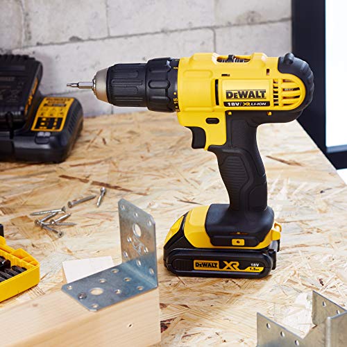DeWalt XR Akku-Bohrschrauber DCD771C2 – Akkubohrer mit 2-Gang-Vollmetallgetriebe & LED-Arbeitslicht – Robust und… – Bild 8