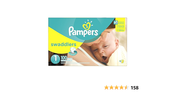 pampers size 1 diapers weight