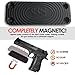 Gun Magnet, Gun Mount Holster, Magnetic Shotgun Holder , 43 lbs Rubber Coated Concealed Carry Firearm Wall Mount Accessory | Pistols, Handguns, Rifles, Shotguns, Revolver | Home, Desk, Truck Car