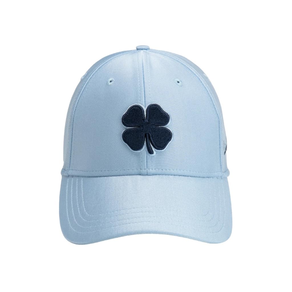 Black Clover Unisex Premium Clover 102 Golf Hat, Navy Clover/Carolina ...