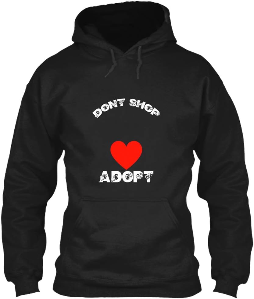 Pet Rescue Dont Shop Adopt a Dog. Sweatshirt - Gildan 8oz Heavy Blend Hoodie