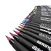 KINGART Pro Brush Pens, 24 Colors for Real Watercolor Painting with Flexible Nylon Brush Tips, Paint Markers for Coloring, Calligraphy and Drawing for Artists and Beginner Painters