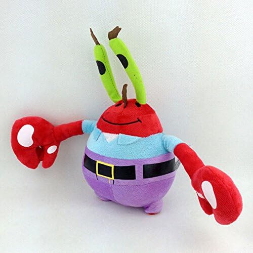 TONGROU Mr. Eugene H. Krabs SpongeBob Squarepants Crab Soft Plush Toy Stuffed Animal 8"