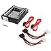 Kingwin SSD/HDD Internal SATA Tray-Less Hot Swap Mobile Rack Cage for Dual 2.5” SSD/HDD. Hard Drive Backplane Enclosure,Support SATA I/II/III & SAS I/II 6 Gbps Performance [Optimized for 2.5” SSD/HDD]