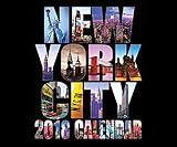 2018 Large Color New York City 20 Month Calendar NYC Color Photos NY Landmarks Calendar - 13" X 11"