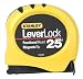 Stanley 33-281 Leverlock Fractional Tape Rule with Magnetic Tip, 1-Inch X 25-Feet primary