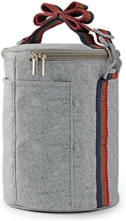 Ospard Fashionable Insulation Lunch Bag Picnic Cooler Bag Hand Bag With Straps WDBH-02 (10.2x7.1x7.1 Inches)